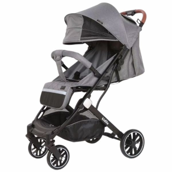 Kidilo Convertible Baby Stroller – Foldable Travel Stroller with Safety Harness & Easy One-Hand Fold