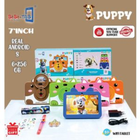 Bebe Tab Puppy Kids Tablet – 7 Inch WiFi Learning Tablet for Children