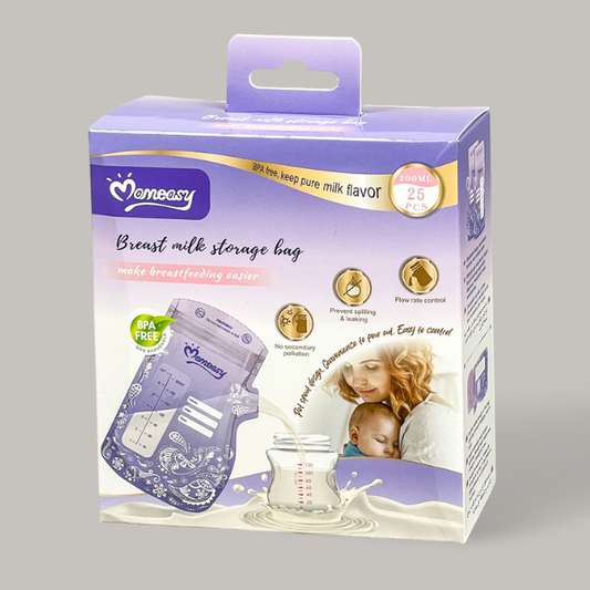 Momeasy Breast Milk Storage Bags – 25pcs Leak-Proof Bags