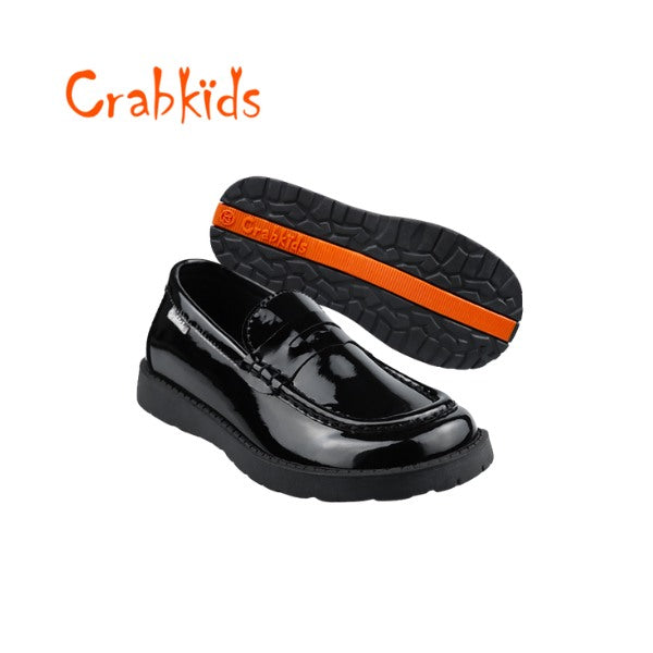 Girls CrabKids School Shoes Leather