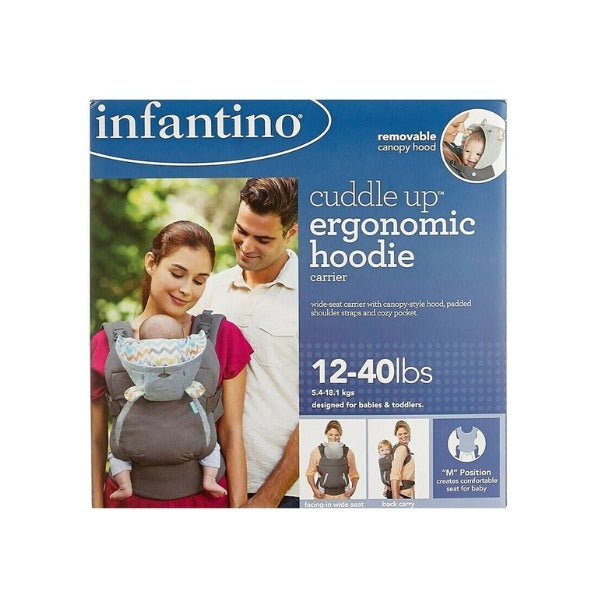 Infantino Cuddle Up Ergonomic Hoodie Baby Carrier