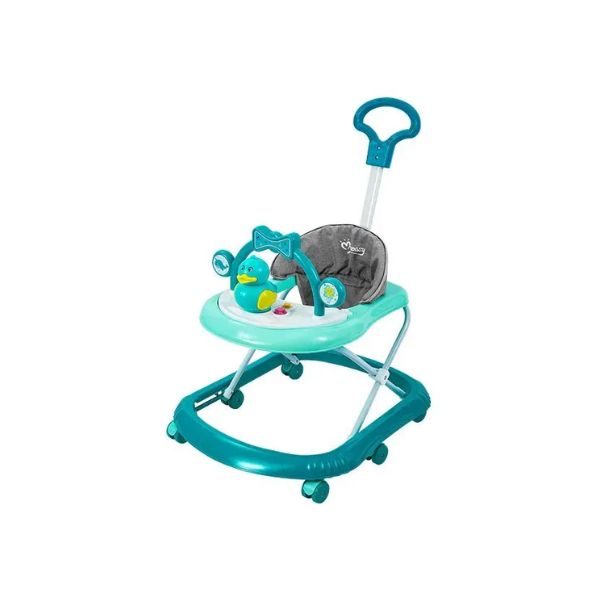 Momeasy Baby Walker with Toys – Adjustable Height & Musical Play Tray