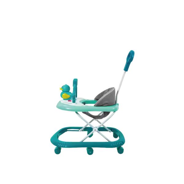 Momeasy Baby Walker with Toys – Adjustable Height & Musical Play Tray