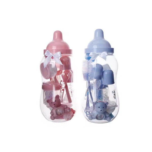 Plastic Baby Bottle Bank Set