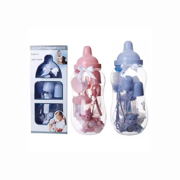 Plastic Baby Bottle Bank Set