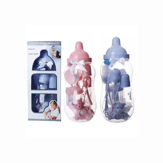 Plastic Baby Bottle Bank Set